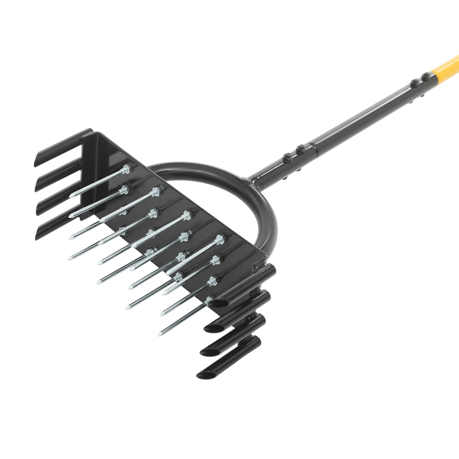 2-in-1-Rasenbelüftungswerkzeug, manuelles Rasenbelüfterwerkzeug mit 16 Spikes und 8 Entkern für Gartengras, loser Boden, verhindert Verdichtung – Detail 12