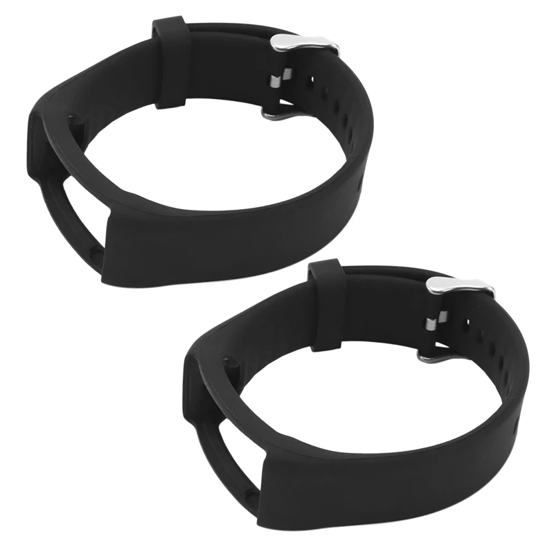 Женский силиконовый ремешок для часов Polar A360 A370, силиконовый ремешок для часов, сменный умный Браслет для Polar Black
