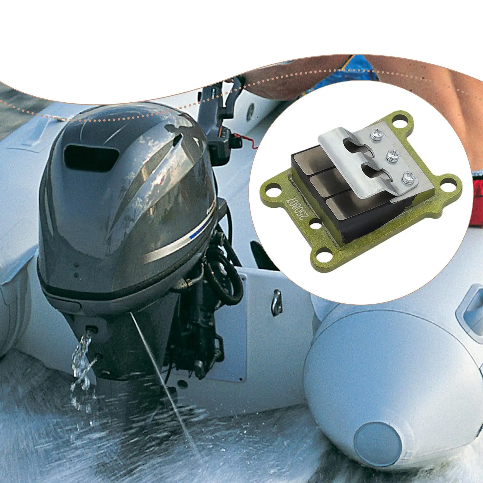 

Впускной клапан в сборе 6J1-13610-00 для 5csmh 2-тактный 4HP Прочный