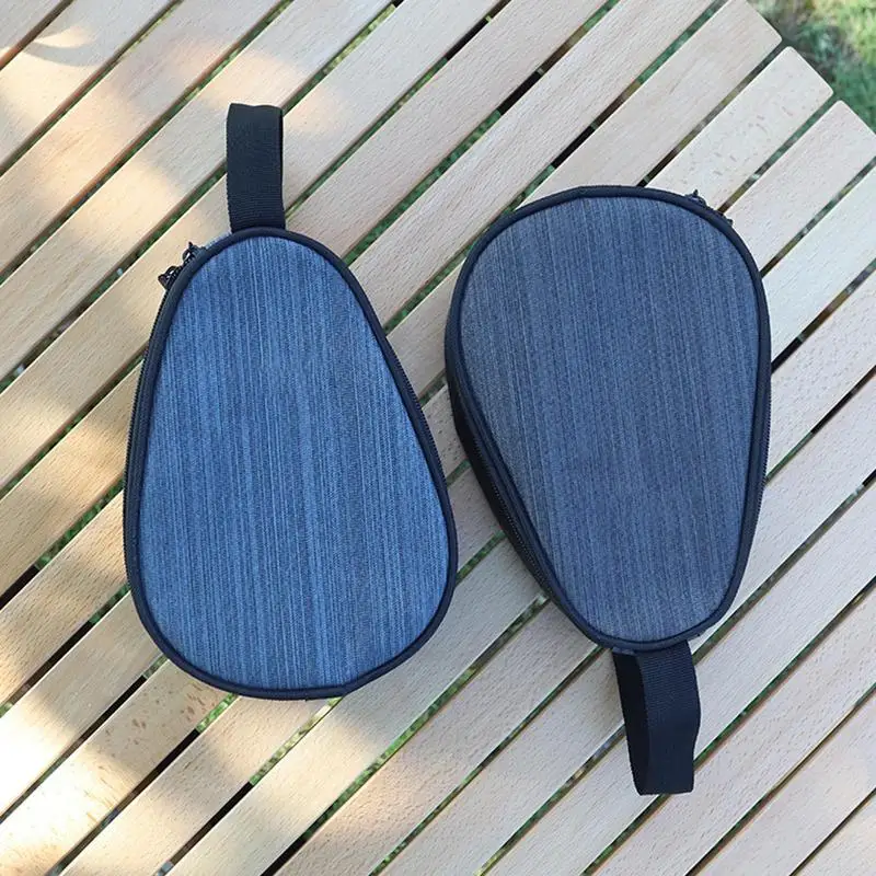 캠핑 그릇 보관 가방, 방수 캠핑 그릇 보관 가방, 다용도 핸들 백패킹 필수 가방, 메쉬 포켓 포함