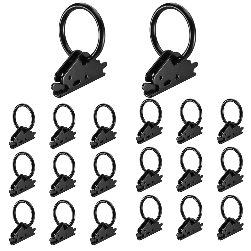 Tie Down Anchors E Track O-Rings 20Pcs For E Track Accessories For Trailers Trucks For Fixing Flatbed Trailer Goods