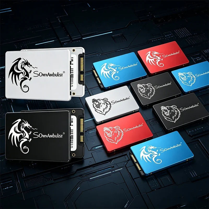 

Somnambulist SATA III 2.5" SATA SSD 120GB-2TB – High-Speed Solid State Drive for Laptop/PC, Multi-Color Options