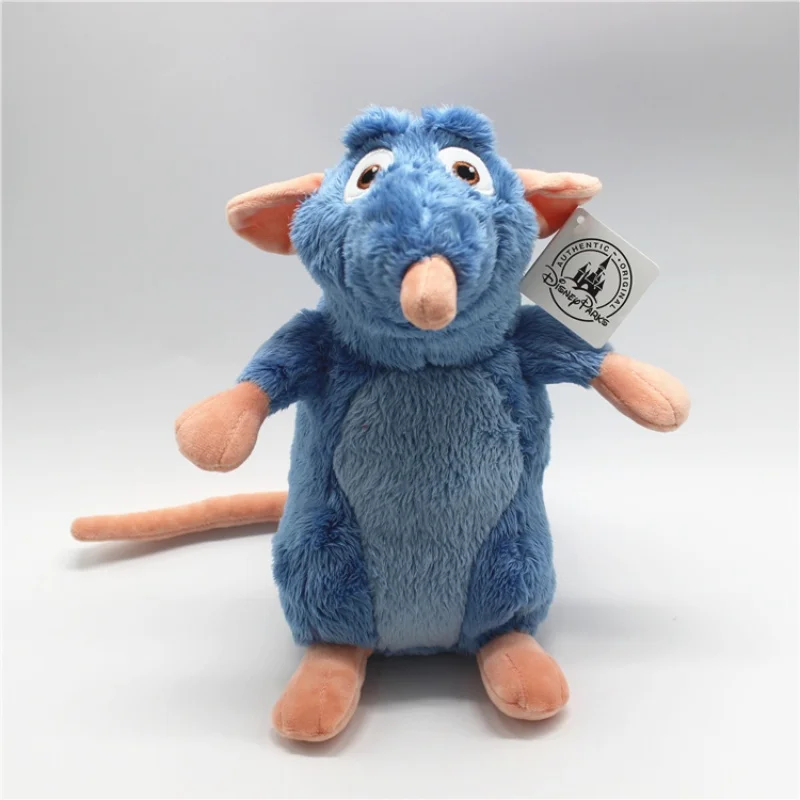 

25cm Gourmet Mobilization Cooking Mouse King Blue Plush Doll Giving Friends and Children Holiday Gifts
