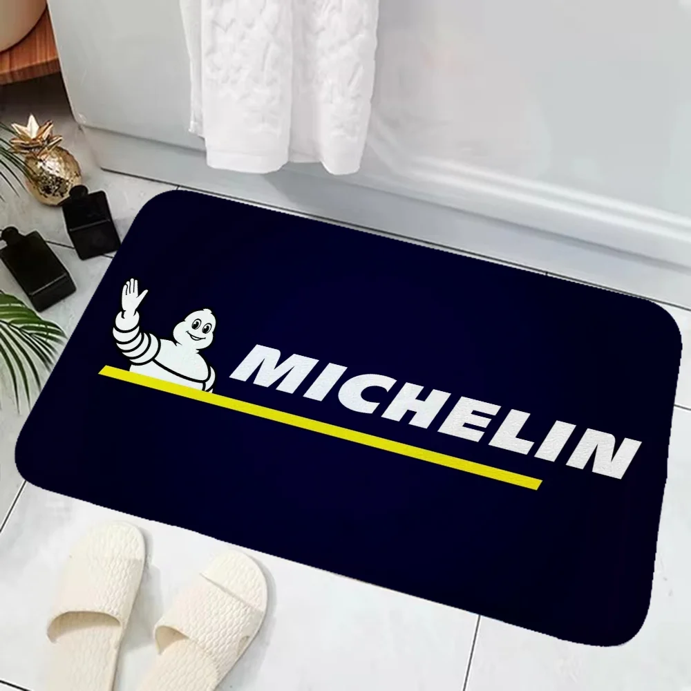 Alfombra Michelin para exteriores, felpudo para puerta de entrada, casa, baño, pasillo, decoración, artículos de decoración del hogar