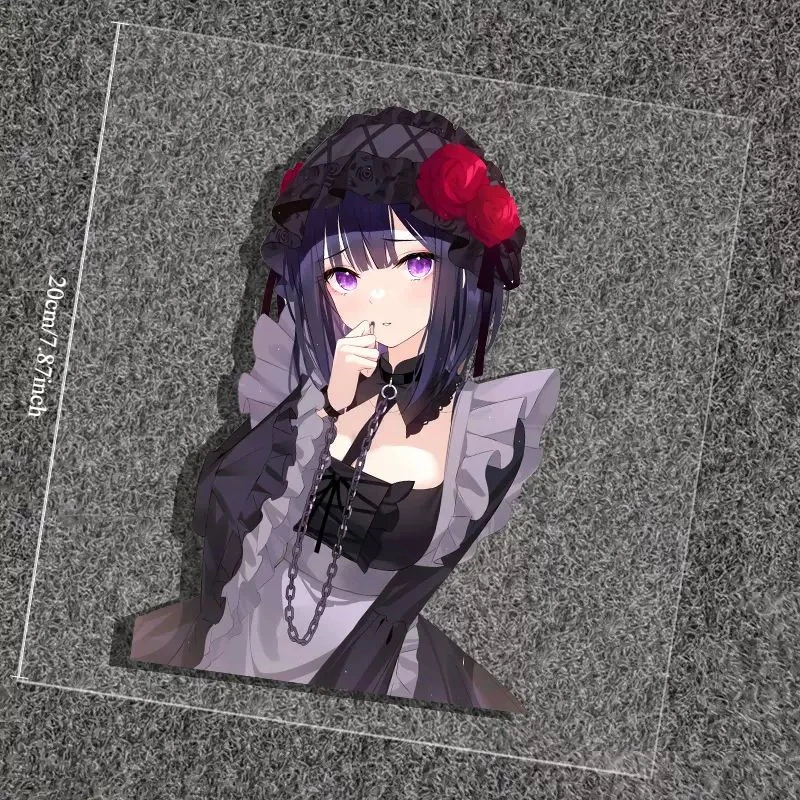Marin Kitagawa Gothic Anime Vinyl Sticker, Waifu Decal Waterproof Self-adhesive for Motorcycle Scooter & Car Window Itasha Decor