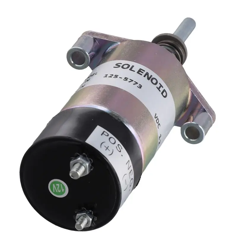 12V Fuel Shut Off Solenoid For Caterpillar Engine SR4 3204 3304 3304B 3306 3306B 3306C 125-5773 8C-9986
