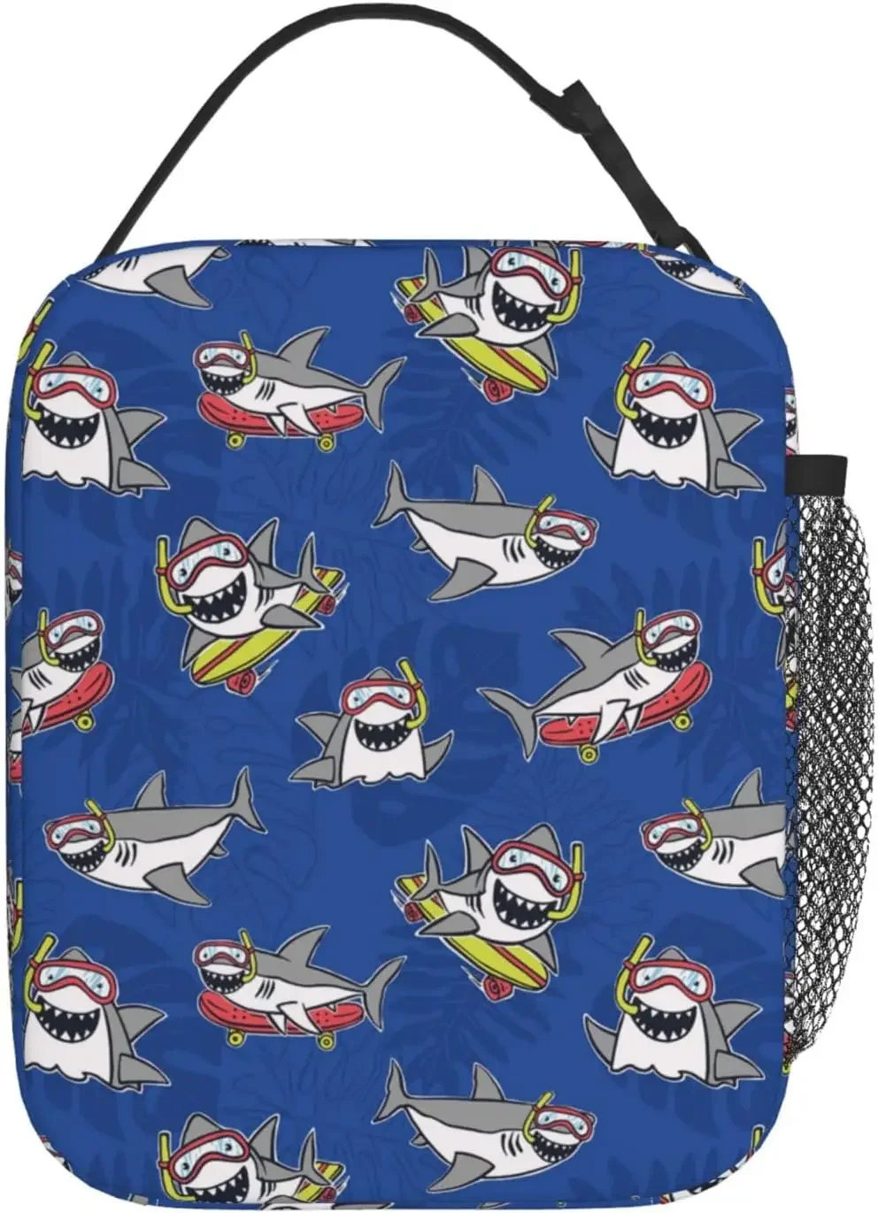 Lunch Box for Kids Girls Boys Cute Shark Lunch Bag Cooler Tote Reusable Insulated Lunch Bag Container Gifts for Office Picnic