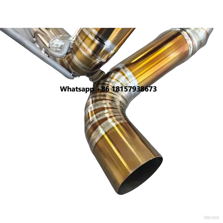 

The Titanium cat Back System of Ferrari F8 Exhaust System