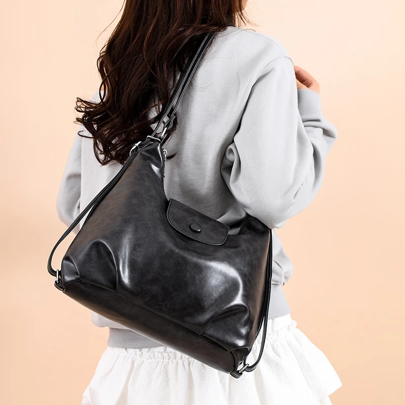 

Многофункциональные модные женские сумки, рюкзак, кожаная большая сумка, повседневные большие сумки через плечо для женщин, новые сумки через плечо