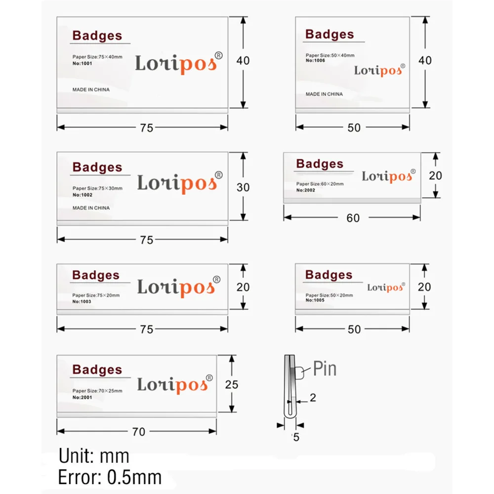 10 Uds. Soporte magnético de acrílico para insignia, etiqueta de plástico de vidrio, insignia magnética, etiqueta de identificación para tienda y