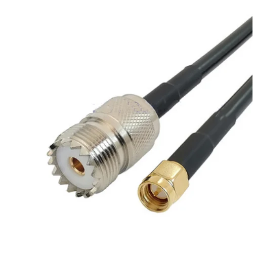 RG58 Cable UHF PL259 Female To SMA Male Connector 50ohm Coaxial Cable jumper 0.1-20m