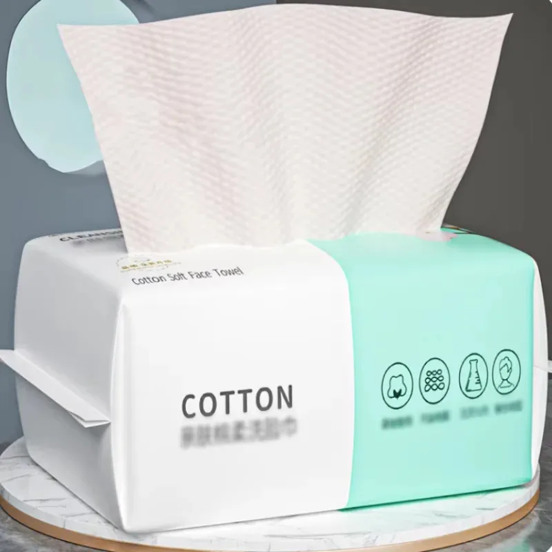 30pcs/ 1 pack Reusable cotton soft fabric thickened face towel pack multi-purpose wet and dry makeup remover cotton soft towel