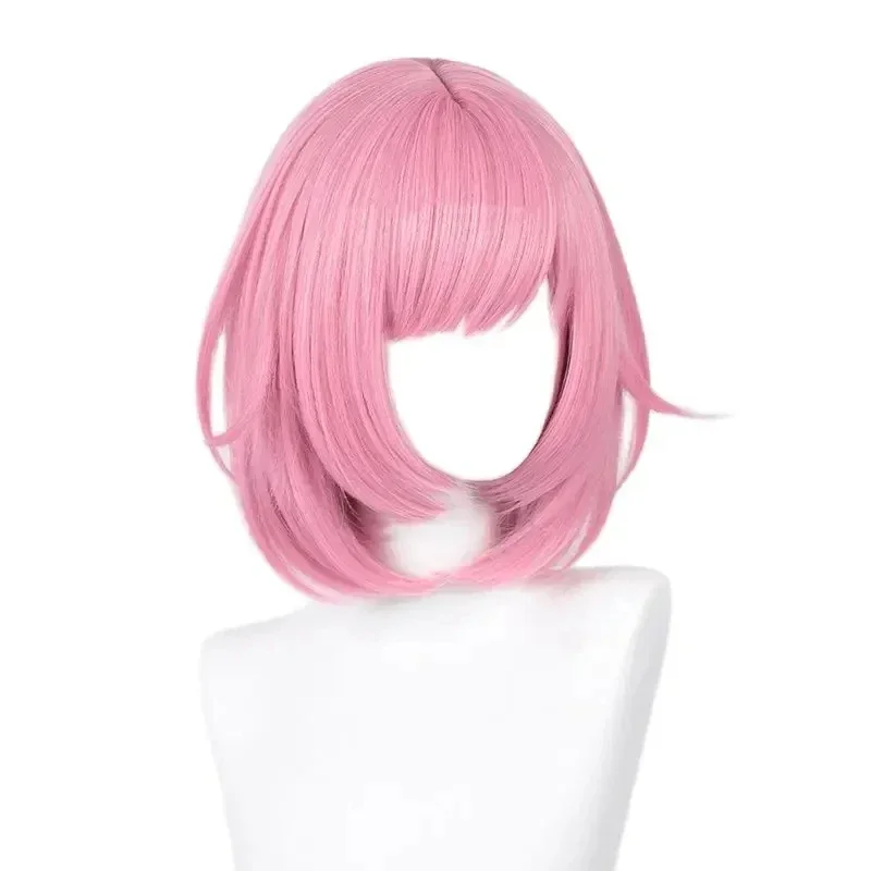 مرحلة ملونة من SEKAI! ، مشروع أنيمي Ootori Emu شعر مستعار تأثيري ، قصير وردي ، مقاوم للحرارة ، شعر مستعار اصطناعي