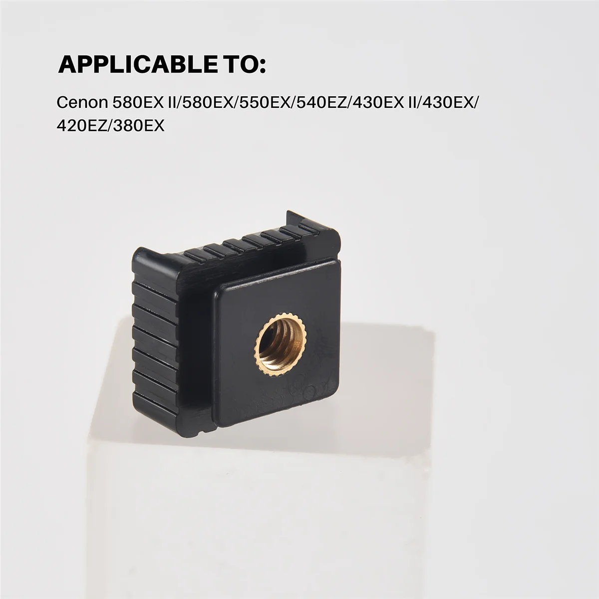 스튜디오 라이트 스탠드 삼각대용 플래시 핫 슈 마운트 어댑터, 1/4 인치 스레드, 2 개