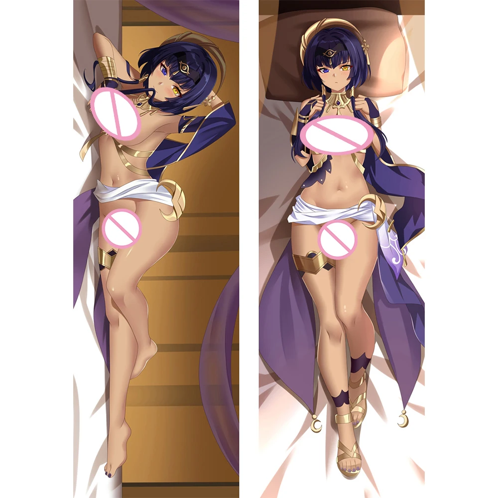 Cartoon Candace Double-Sided Printed Pillow Cover Genshin Impact Dakimakura Anime Pillowcase Scaramouche Otaku Cushion Coovers