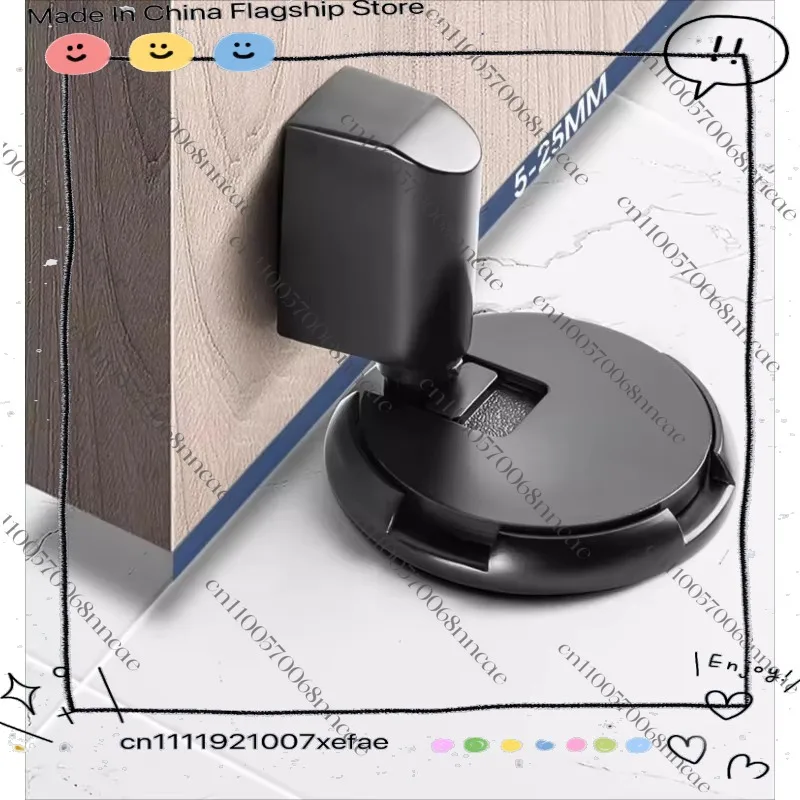 【Popular】Windproof Floor Suction Door Suction Without Punching Door Rear Suction Fixed New Anti-collision Buffer