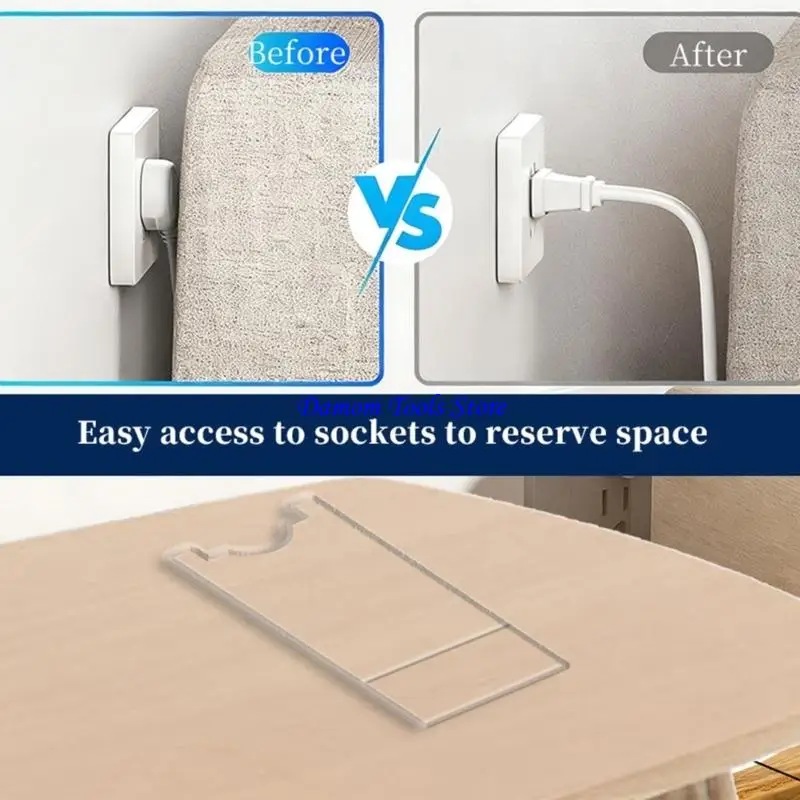 57BE 1/2Pcs Nonslip Furniture Protector Wall Spacer Clear Bed Stoppers Wall Bumpers For Enhances Airflows Safety Enduring