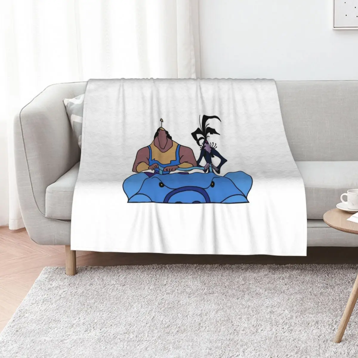 

Kronk and Yzma - Emperor's New Groove Throw Blanket Luxury Throw Cute Polar christmas gifts Blankets