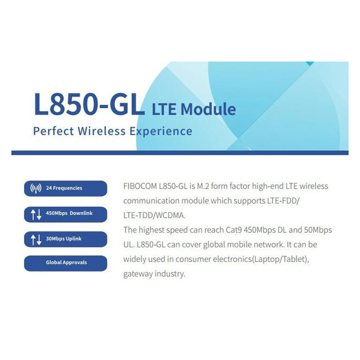 Fibocom для HP 830 840 735 745 1040 4G модуль L850-GL LT4210 XMM7360 Многофункциональный удобный модуль