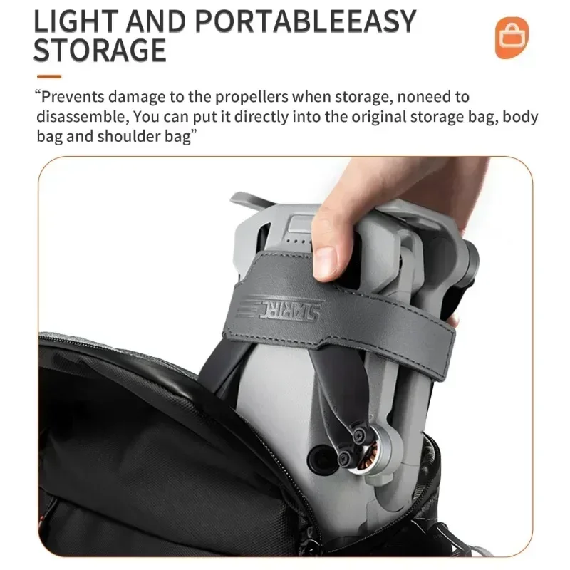 For DJI Mini 4 Pro Accessories Paddle Retention Strap For DJI Mini 4 Pro Propeller Holder Black Beam Paddle Holder