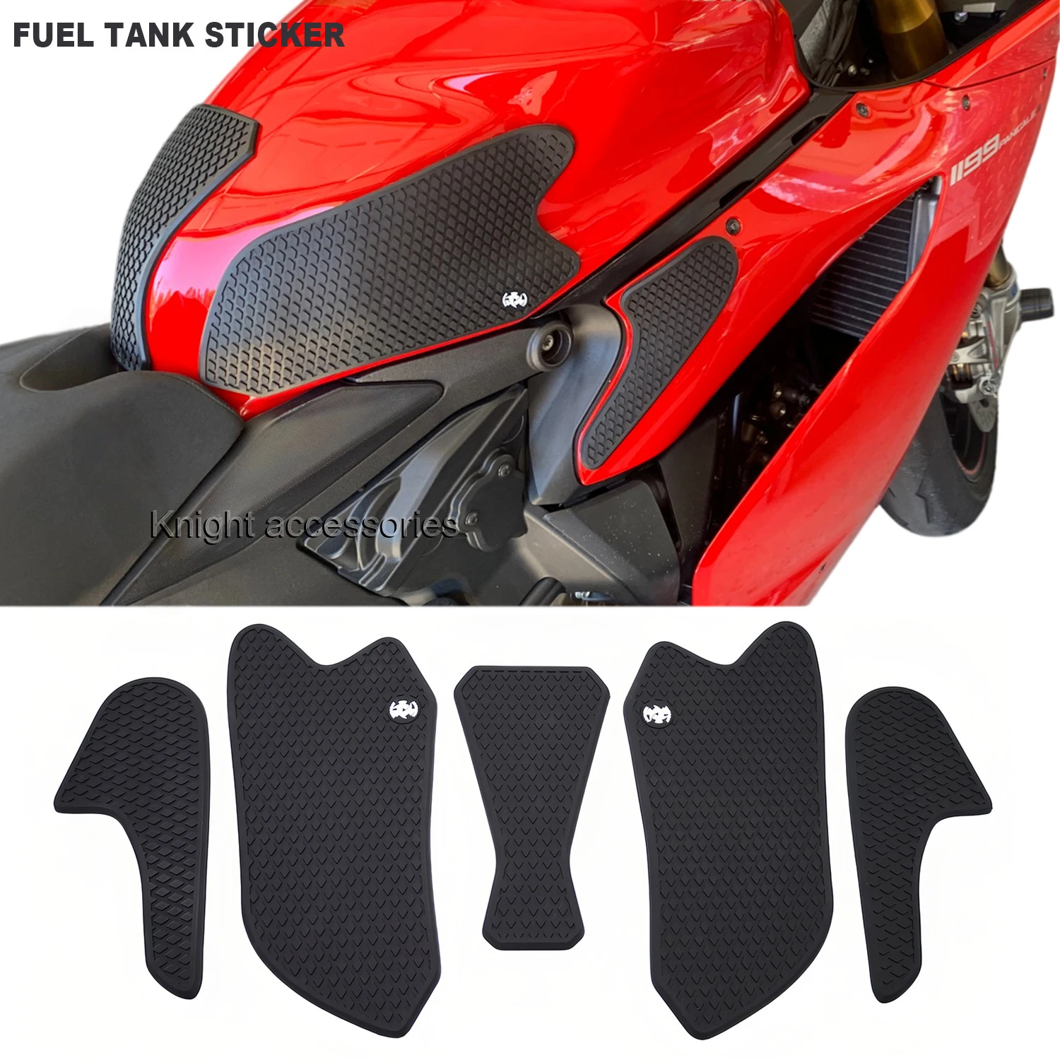 For PANIGALE V2 899 959 1199 1299 motorcycle fuel tank pad fuel tank traction pad anti-slip side fuel tank sticker
