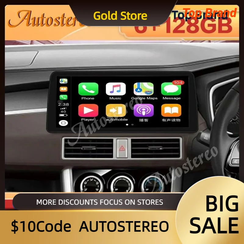 Carplay Auto Stereo For Mitsubishi Xpander 12.3 Inch Android13 Car GPS Navigation Multimedia Player Headunit Radio Big Screen