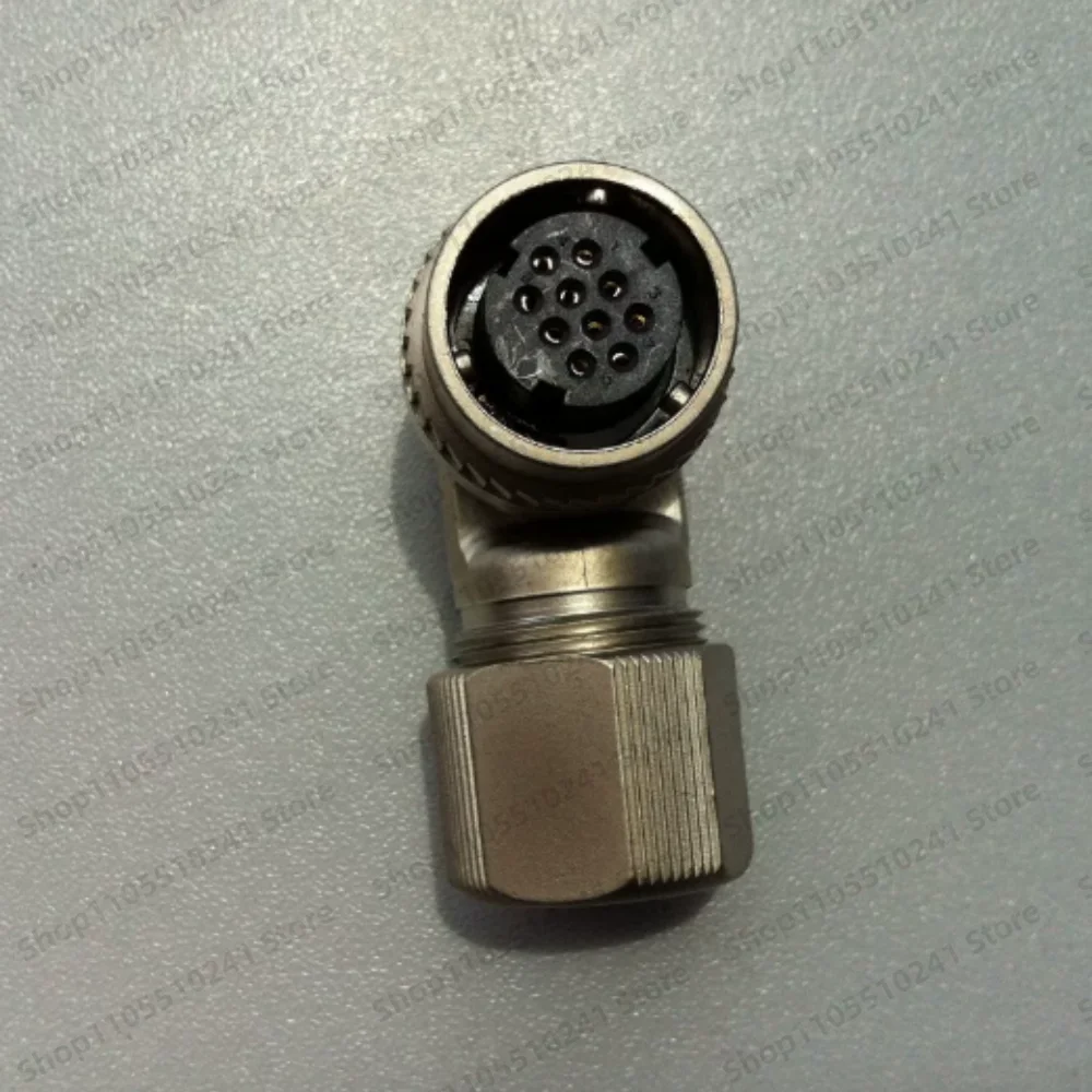 1pcs  Encoder right-angle connector CM10-AP10S-M servo motor 10-pin connector right-angle socket