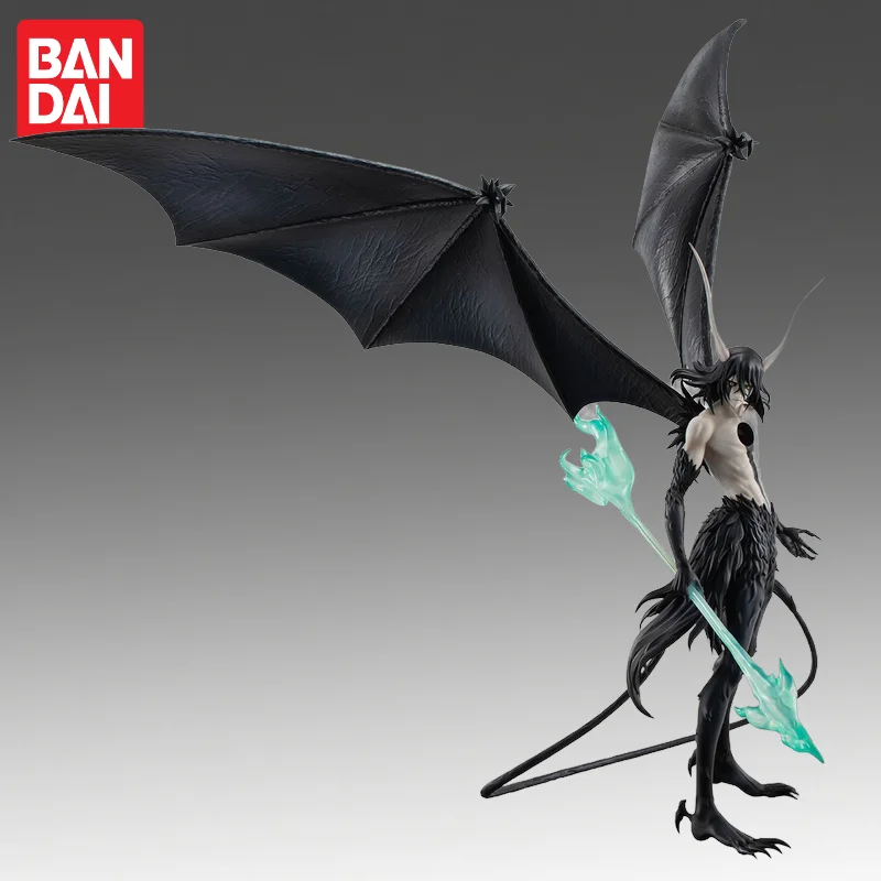 

В наличии: Оригинальная фигурка Bandai Megahouse Bleach Ulquiorra Cifer, новая, в коробке, модель персонажа аниме, игрушка.