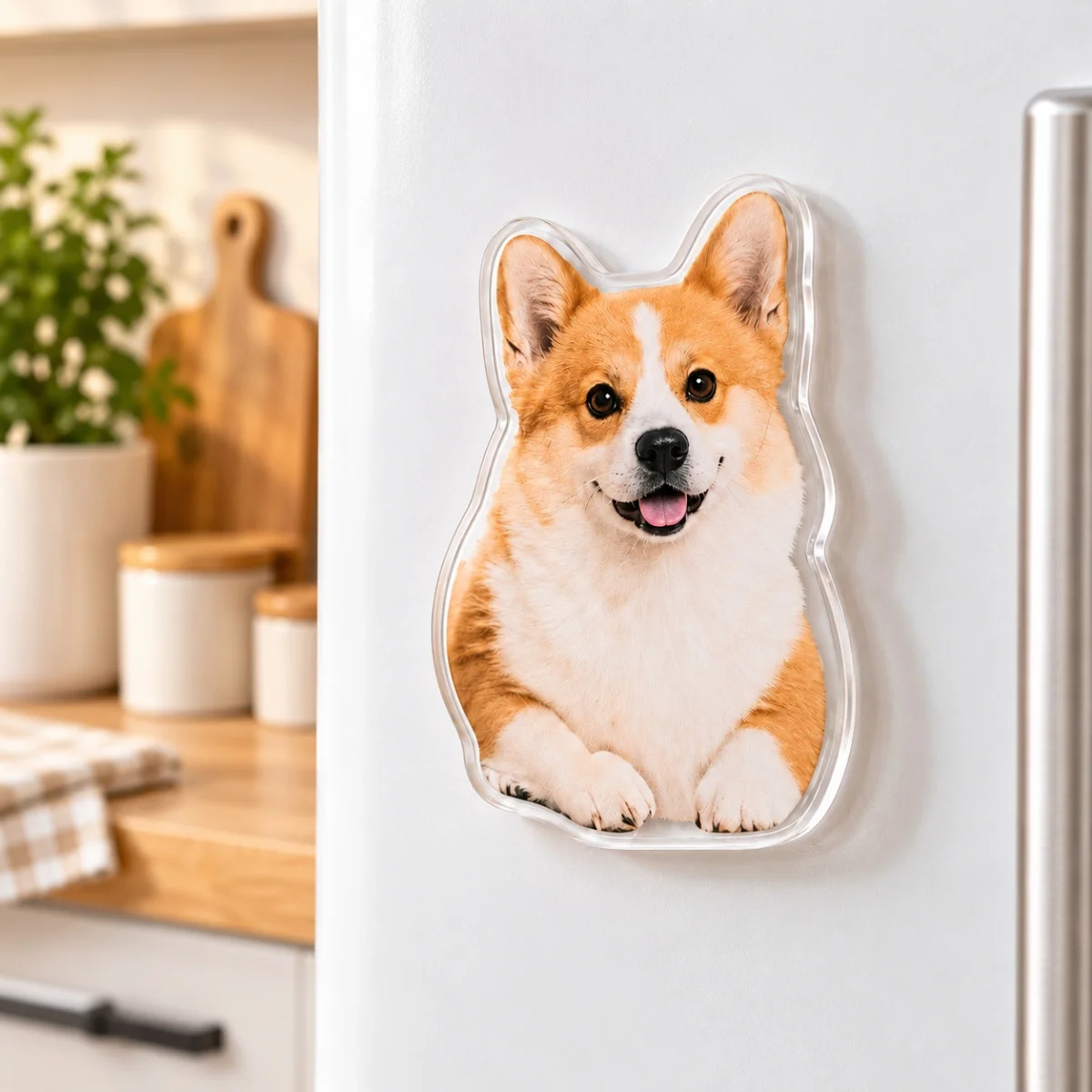 Imanes de acrílico personalizados para nevera: la opción perfecta para la decoración del hogar; crea una pieza de arte decorativa única y exclusiva.