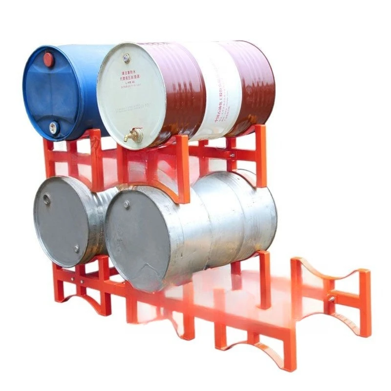 

Oil drum bracket, mobile storage oil drum bracket, removable drums rack for truck