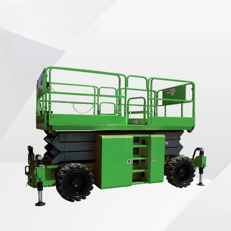 Mobile scissor lift 8 meters 10 meters 12 meters 14  Self-propelled power scissor aerial work vehicle