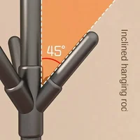 Clothes Rack Stand Tree Branch Shape Multi Hook Mobile and Convenient Coat Rack for Home Living Room Hangers Clothes Rack Stand 4