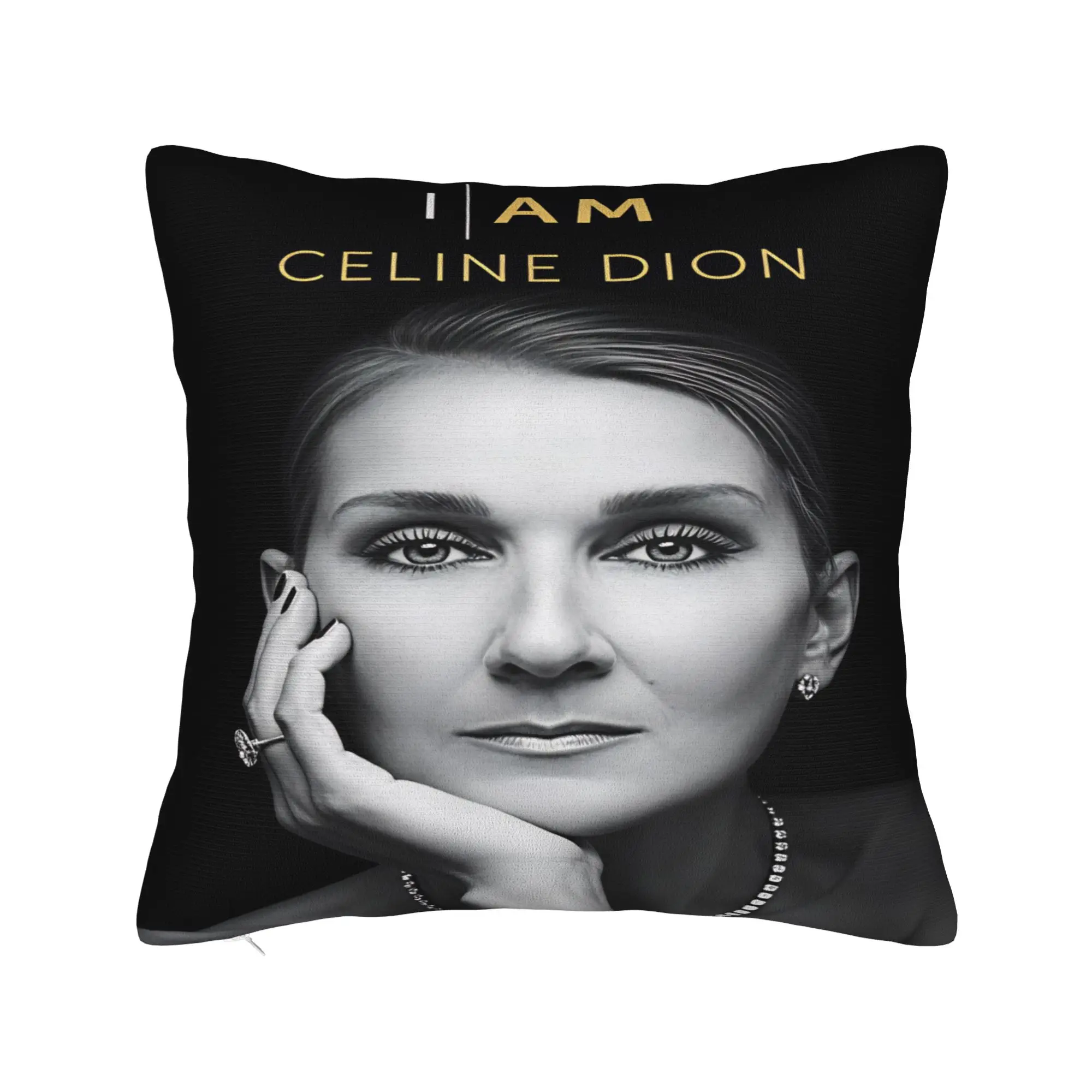 Celines Dions Paris 2026 Pillow Case  Cute Funny Pillow Cover Custom Pillowcases For Sofa Couch Bed Living Room