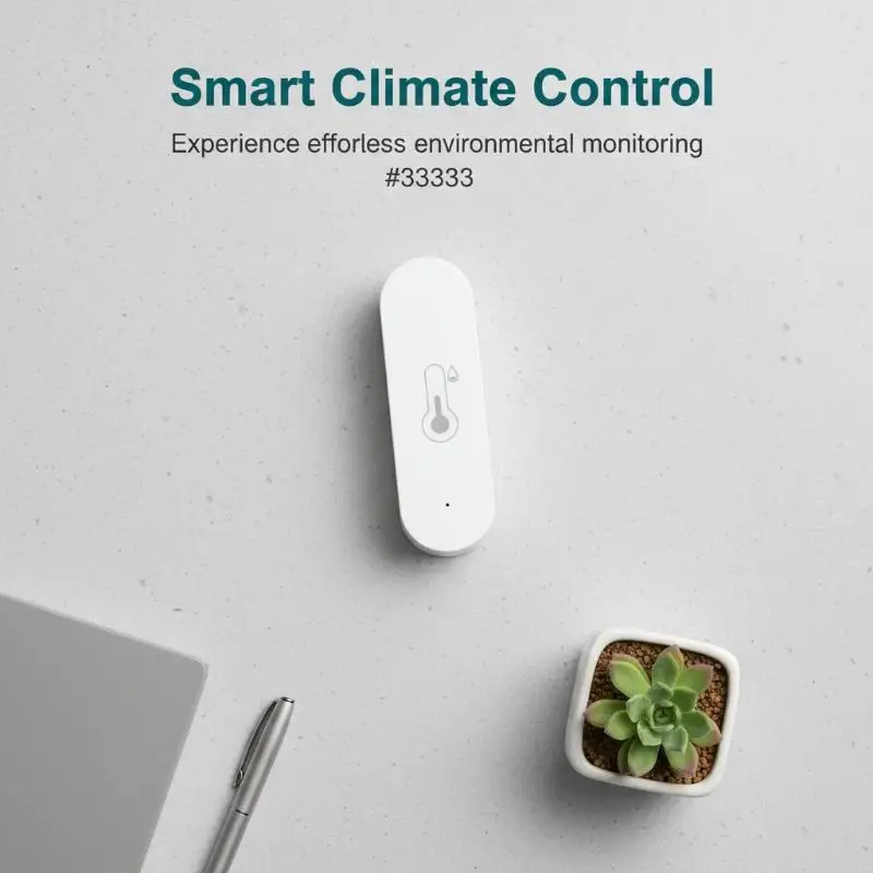 For Cozylife App Hygrometer Thermometer With ±1°C And ±5% RH AccuracyIndoor For WiFi Temperature And Humidity Sensor Compatible