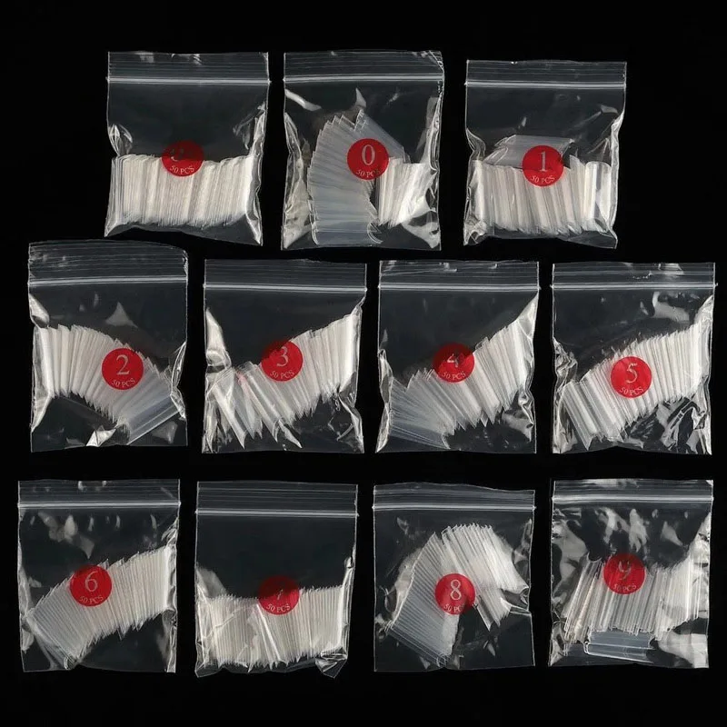 Faux Ongles en Forme de U, Périphérique en Bambou, Tuyau Français, Gel UV, Manucure, 550 Pièces