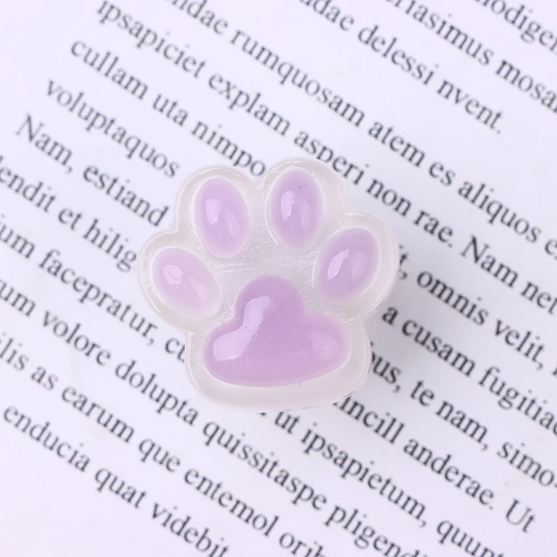 Glow-In-The-Dark Cat Claw Toilet Press Button Long Nail Protector For Women Toilet Bath Room Water Press Flush Button