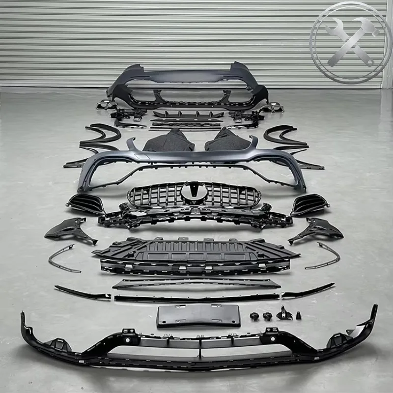 

Factory Sale Bumper Full Bodykit Auto Exterior Parts GLC X253 Upgrade Sport Style Front Rear Bumper Mod Parts