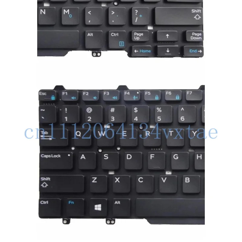US Backlight Keyboard for Dell Latitude E5450 E5470 E7450 E7470 Latitude 5480 5490 5491 7480 7490 Series 0.1