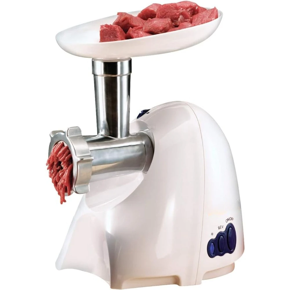 

Food Processors 575-Watt Meat Grinder White Kitchen Accessories Processor Manual Dining Bar Home Garden