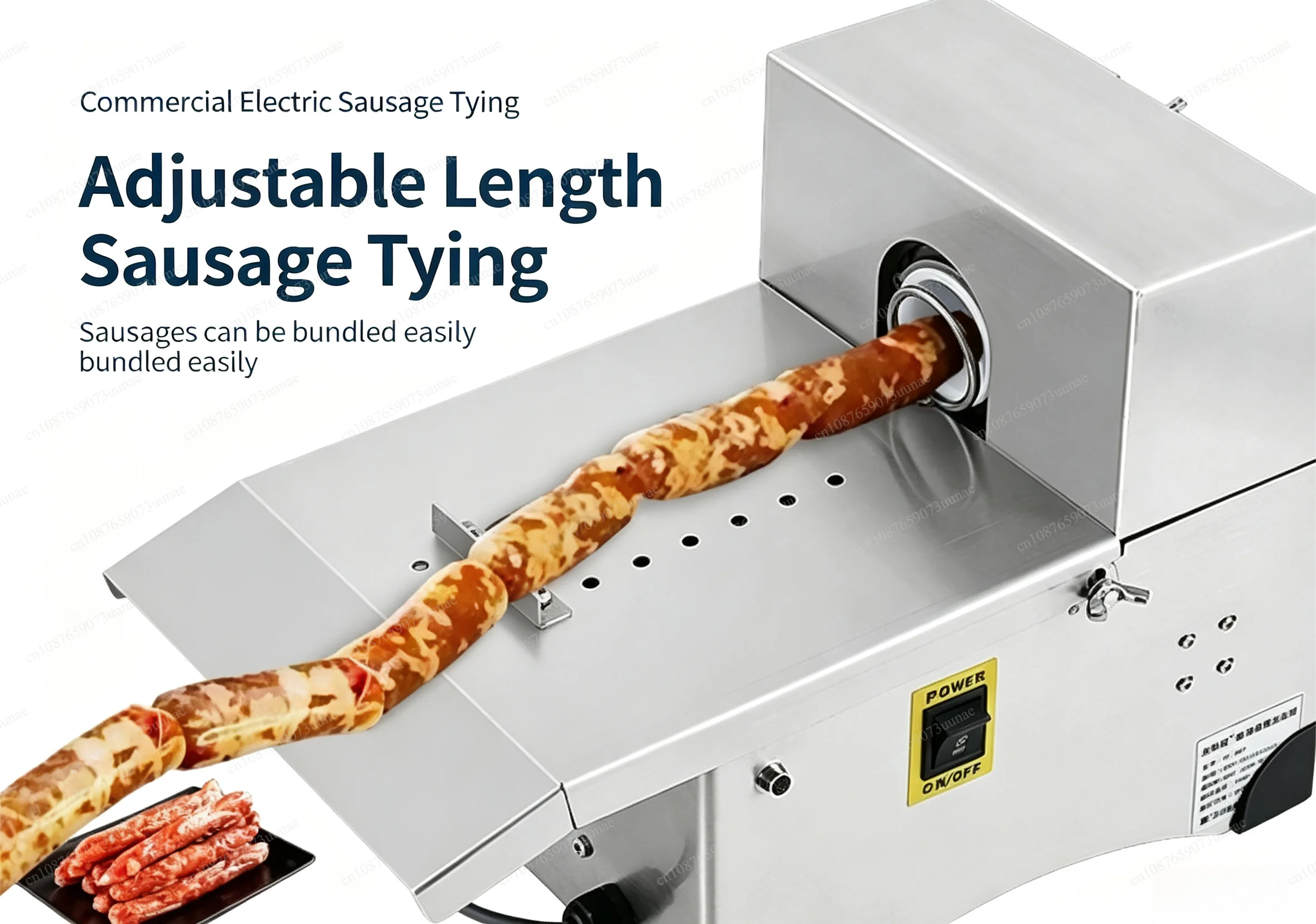 Automatic Electric Sausage Tying Machine Sausage Linker Knot‑Twisting Equipment for Sausage Processing Production