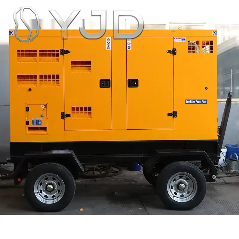 500kVA Mobile Trailer Type for 400kW Diesel Generator Set 50Hz 1800rpm Moveable Power Station