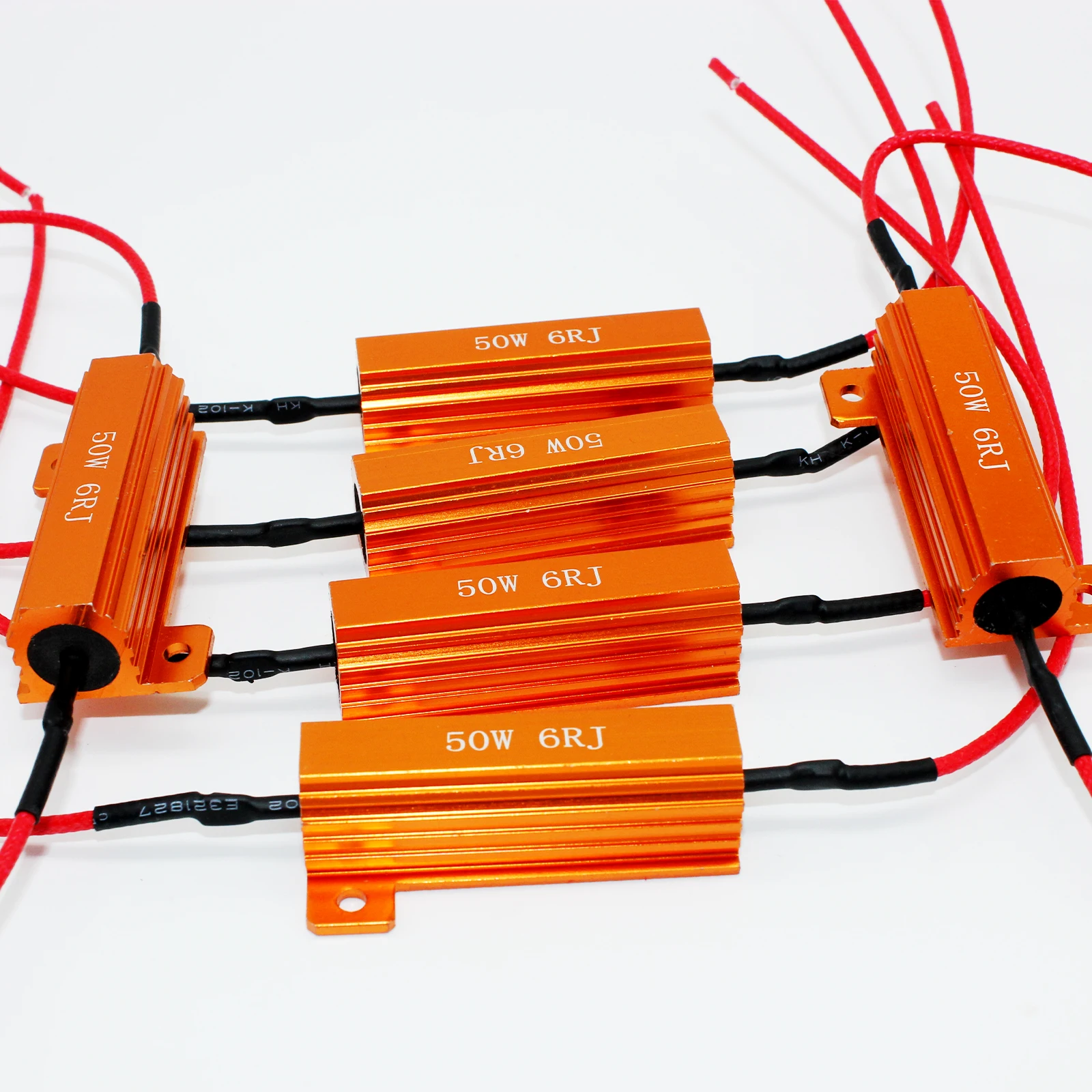 

2PCS 4pcs 6PCS LED 50W 6 ohm Indicator Ballast Load Resistor Flash Rate Relay Turn Signal Bulbs LED Load Resistor