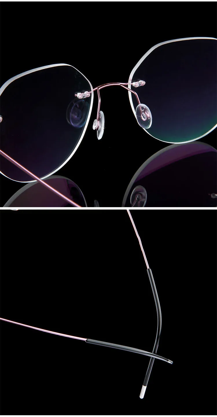 Randlose Memory-Titanlegierung, blaues Licht blockierende presbyopische Lesebrille, Business-Männer und Frauen, leichte verschreibungspflichtige Brillen – Detail 18
