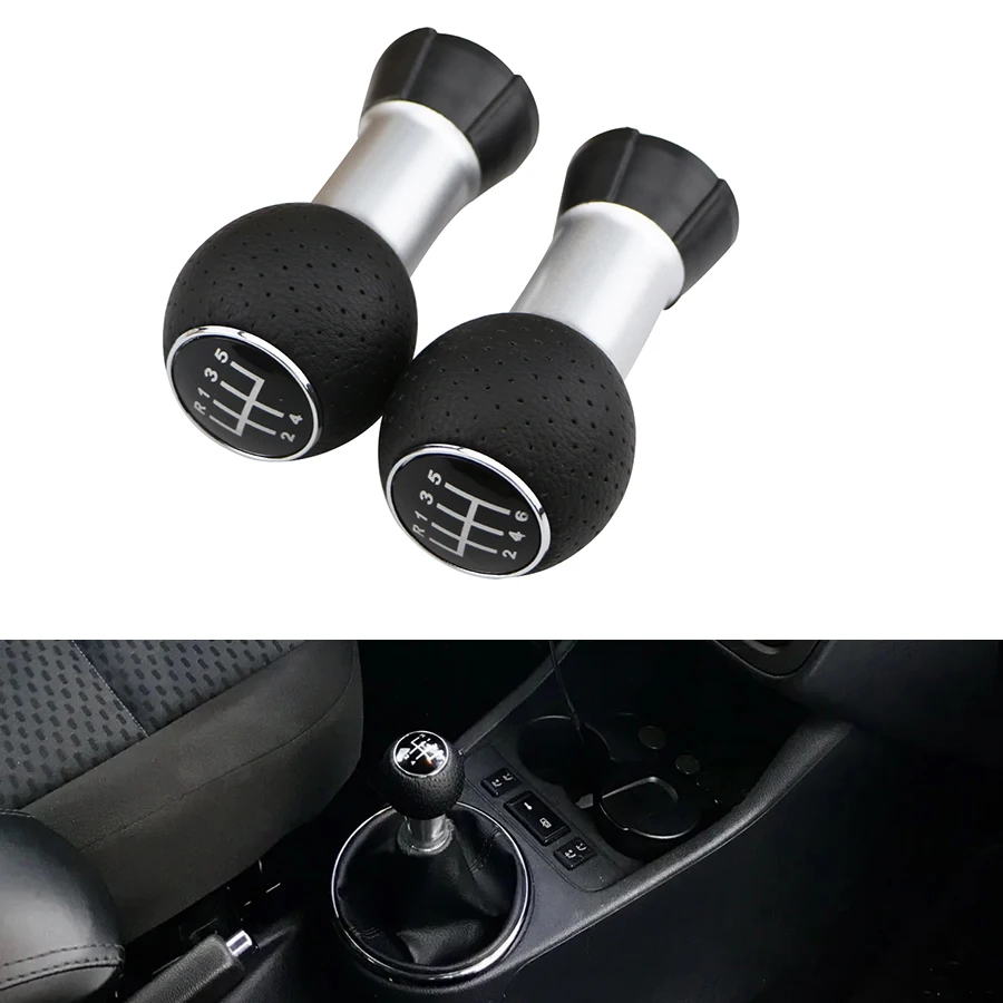 5 Gear 6 Speed Car Shift Gear Knob For Audi A3 VW Golf 1 2 3 4 5 Polo Bora Mk4 golf 4 Audi A4 Caddy Beetle 9C