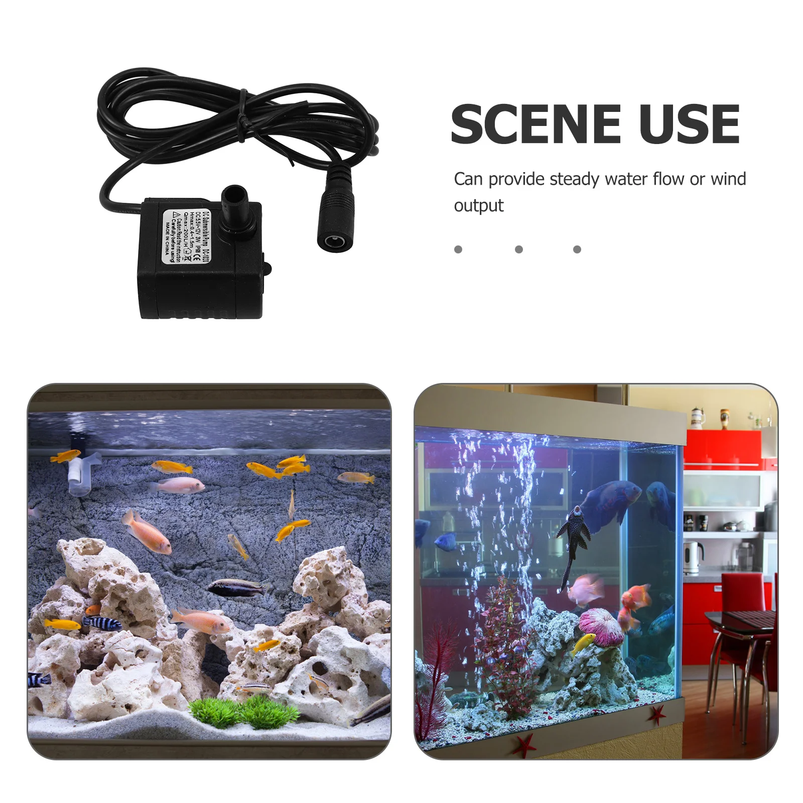 

Efficient Submersible Pond Pump for Aquarium Fountain Water Garden Mini Dc Water Pump Quiet Strong Flow Long Life Span