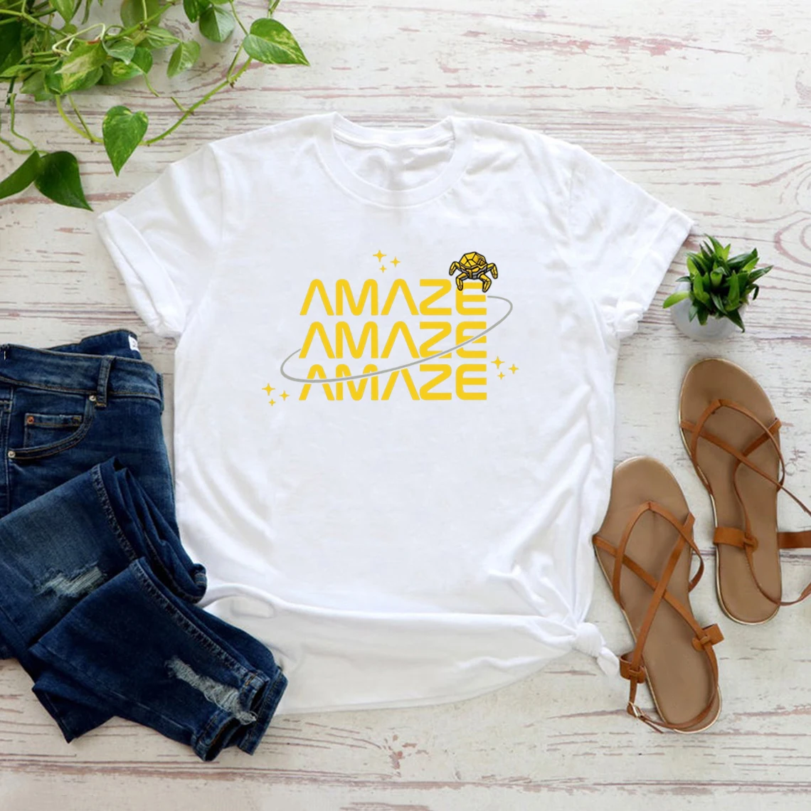 Amaze Amaze Amaze T-Shirt Project Hail Mary Rocky Shirt Unisex Grafik-T-Shirts Kurzarm Casual T-Shirt Tops Geschenk für Buchliebhaber – Detail 7