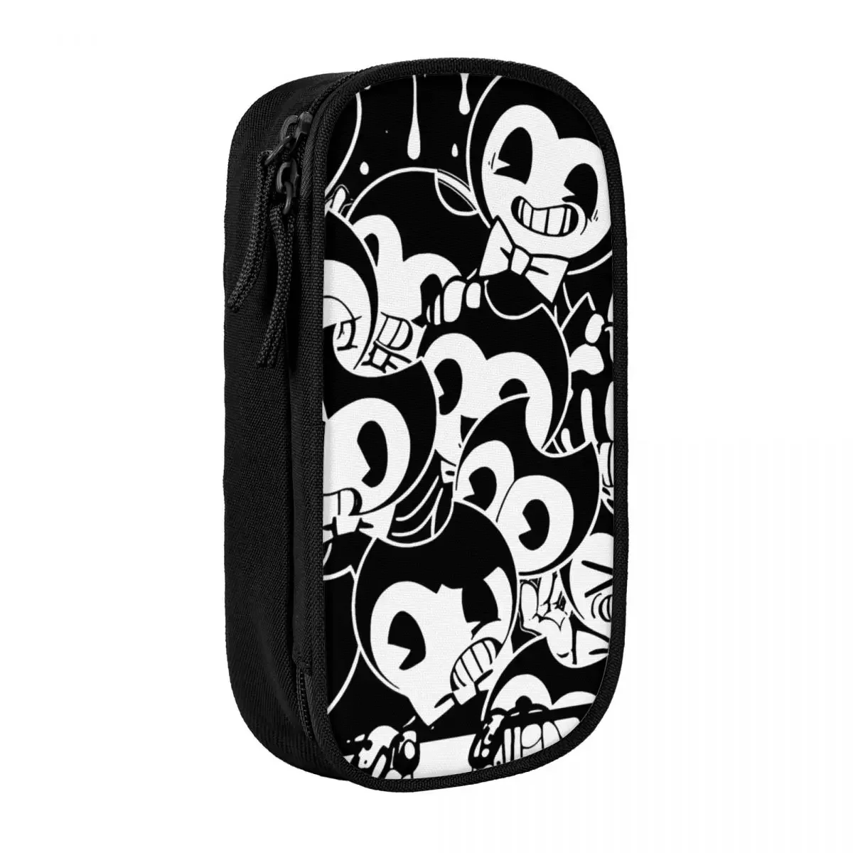 Bendy (3) Pencil Case Double Layer  Box Boy Girl Kawaii Large Capacity Back To School  Cases Stationery Organizer