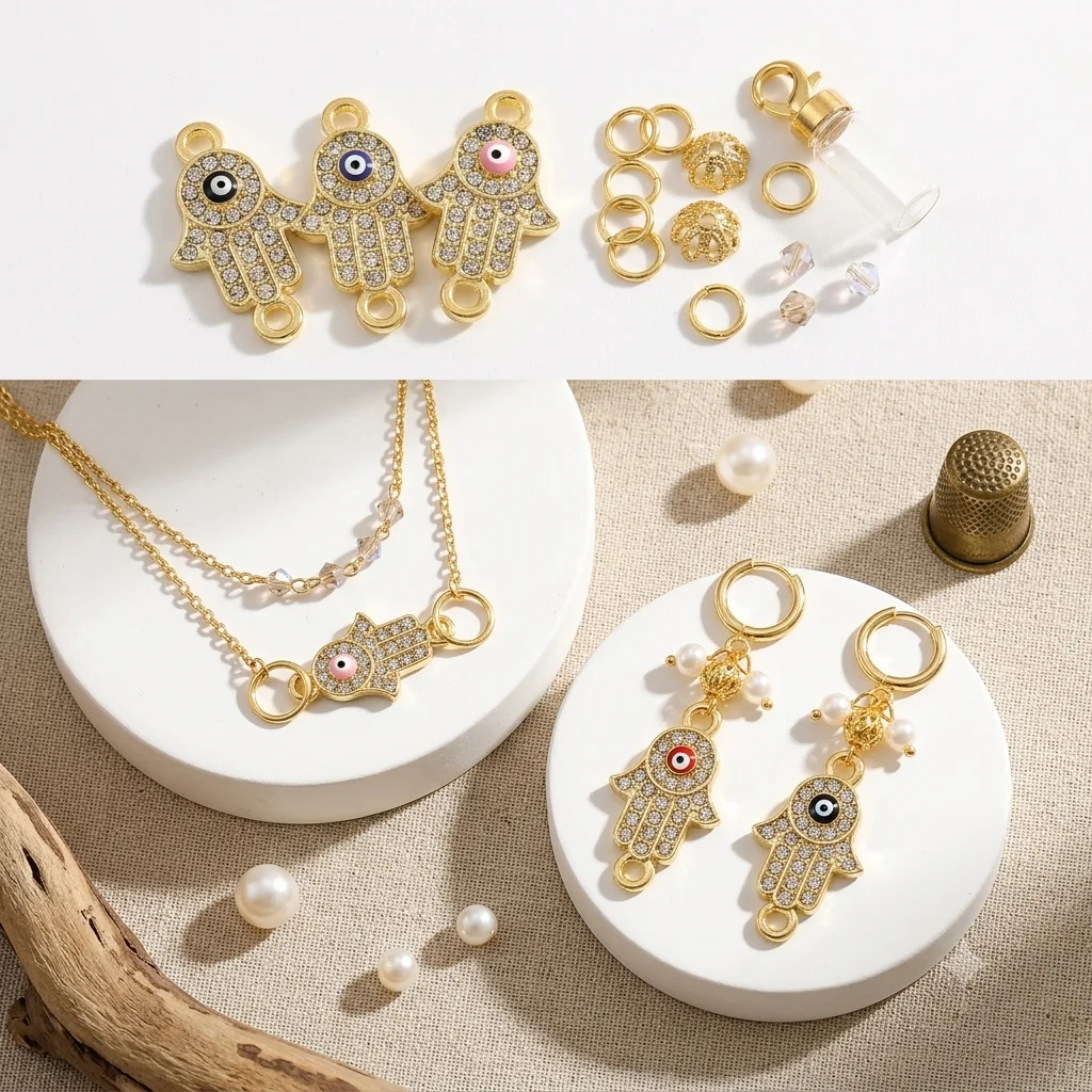 Jewelry Making For Couples - Connecteurs de bijoux en forme de