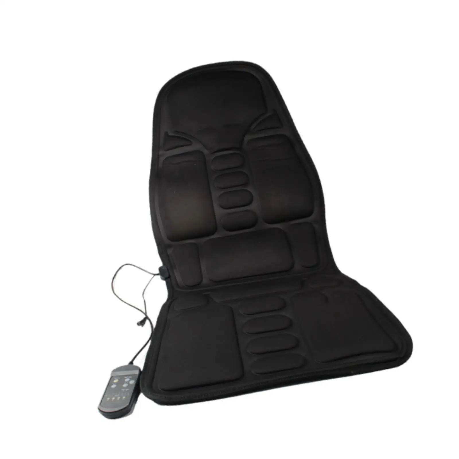 Vibrating Car Chair Pad Heated Massager Seat Cushion with Timer for Home Office Model Cushion Support