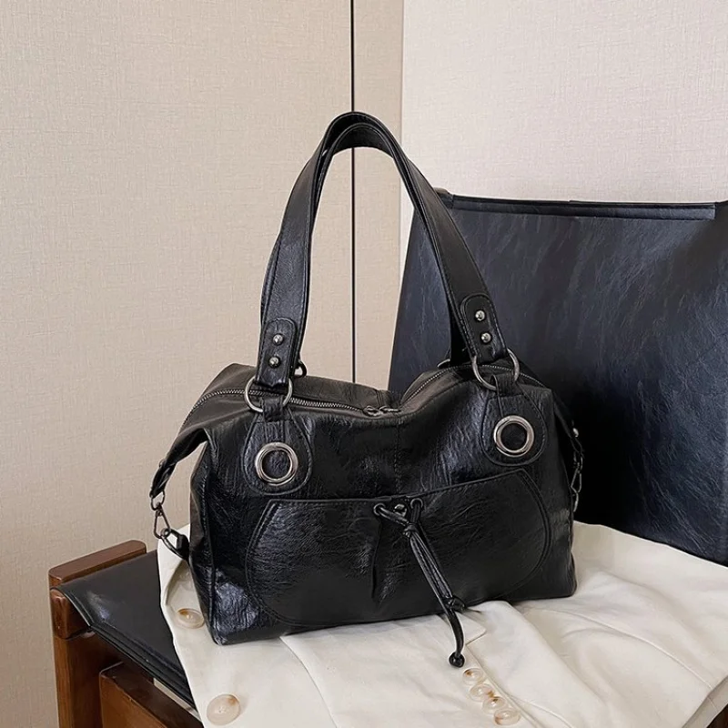 

Vintage Vanity Case For Women Designer Inspired Leather Cosmetic Bag With Mirror Retro Glamour